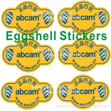 Custom Security Tamper Evident Protection Label Printing,ultra Destructible Stickers 